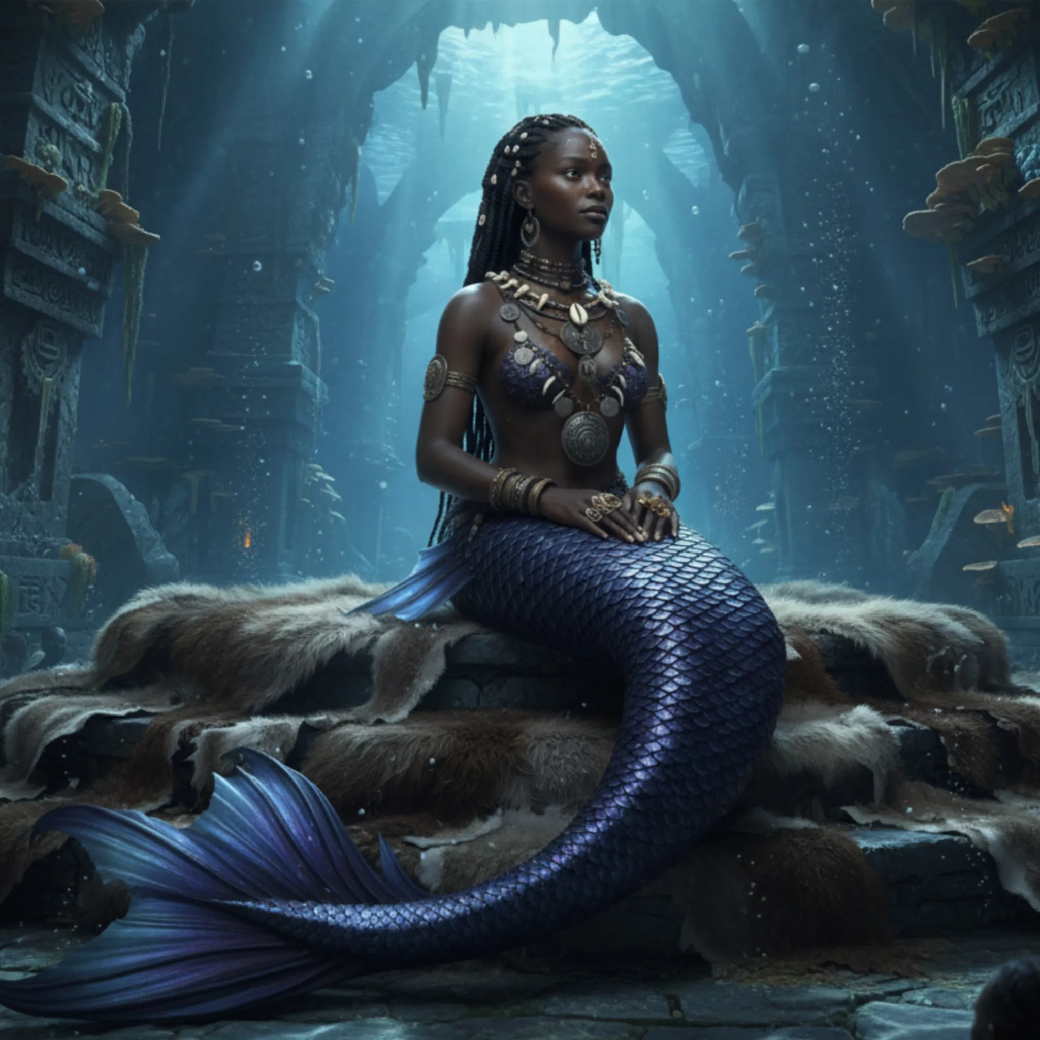 Ntokozo on her throne